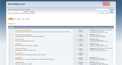 Desktop Screenshot of liberiatalk.com