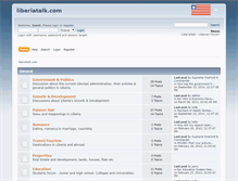 Tablet Screenshot of liberiatalk.com